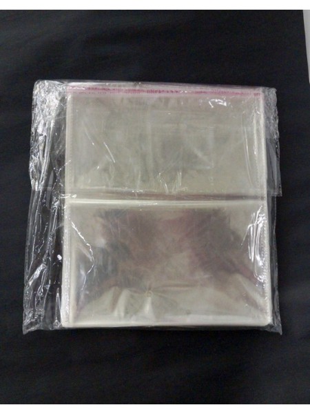 Пакет прозрачный 25 х27(+3) см со скотчем 1/200 шт HS-49-5