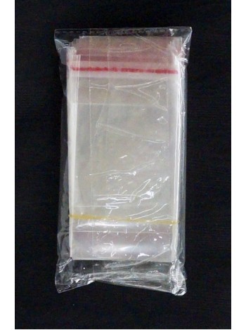 Пакет прозрачный 6 х8 (+2) см со скотчем 1/200 шт HS-66-12