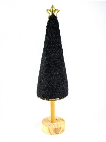Елочка сувенир 11,5 х 52 см цвет черный 84696