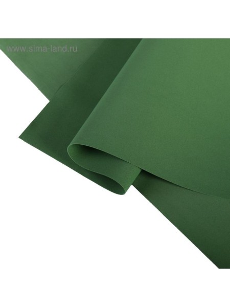 Фоамиран 0,8-1 мм 60 х70 см цвет Морской зеленый цена за 1 шт Иран