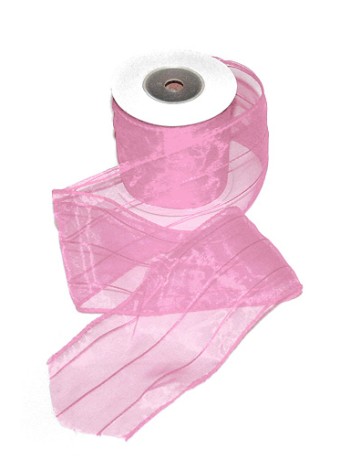 Лента тканная 8 см х15 м 260/61 матерчатая strip цвет розовый