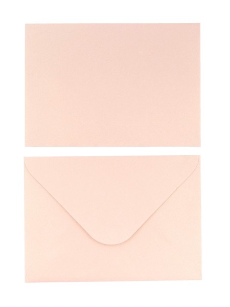 Конверт 15 х10,7 см дизайнерская бумага цвет розовый 1/50  HS-46-3