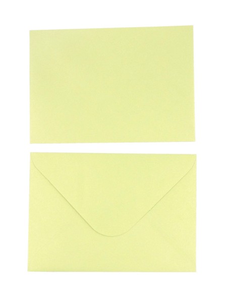 Конверт 15 х10,7 см дизайнерская бумага цвет салатовый 1/50  HS-46-3