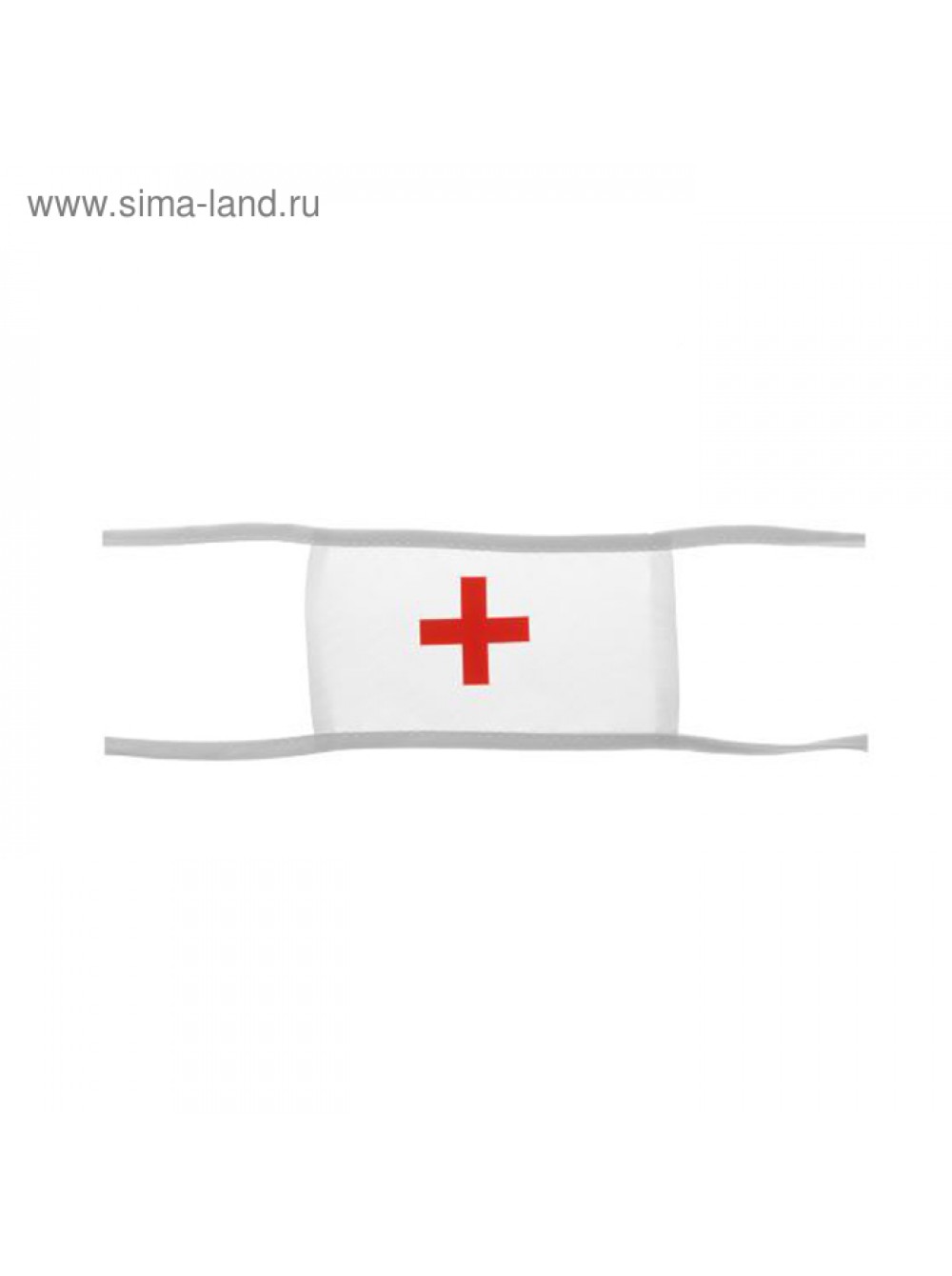 Белая повязка с красным крестом