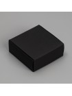 Коробка складная 7,5 х7,5 х3 см черная под бижутерию