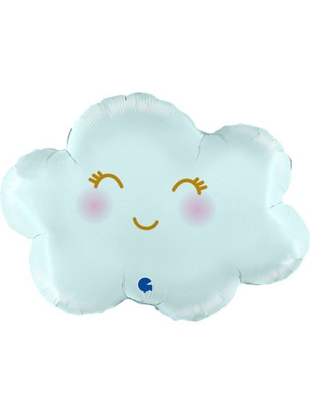 Фольга шар фигура Маленькое облако голубой 24"/61 см GRABO