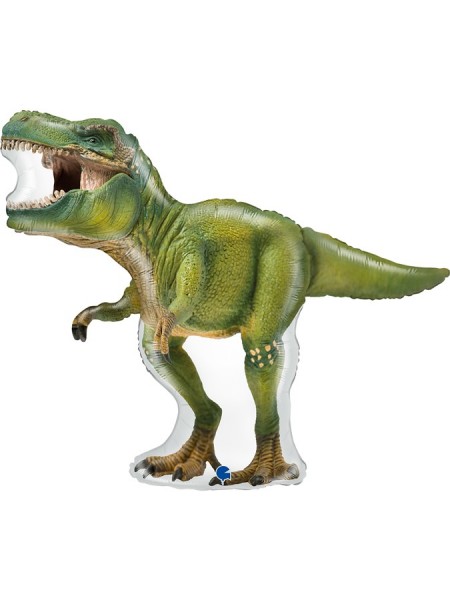 Фольга шар фигура Динозавр Тиранозавр 37"/94 см GRABO