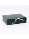 Коробка складная 31 х24,5 х9 см зеленая