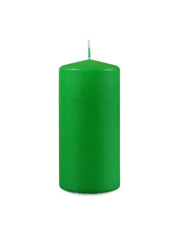 Свеча пеньковая 6 х12,5 см цвет зеленый