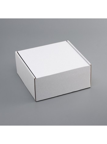Коробка складная 19,5 х19,5 х9 см без окна цвет белый