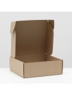 Коробка складная 26 х24 х10 см цвет крафт