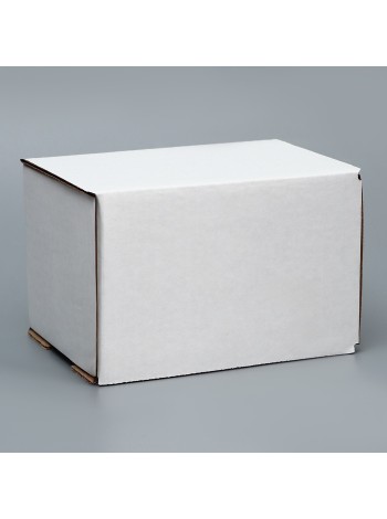 Коробка складная 17 х12 х10 см цвет белый