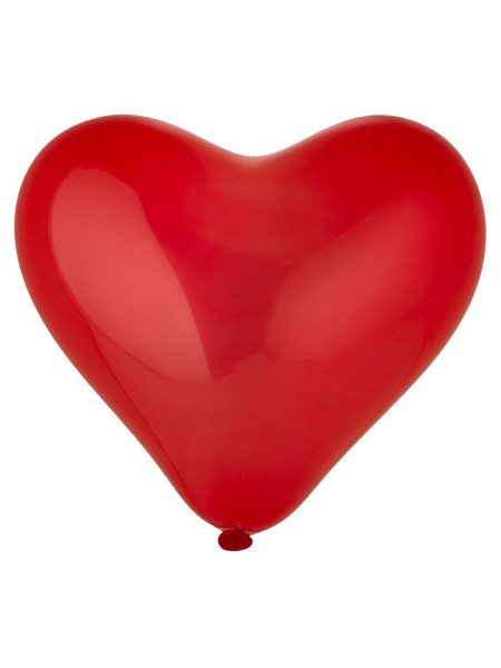 5"сердце кристалл Красное - шар воздушный