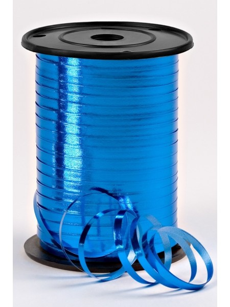 Лента металл 0,5 см х 250 ярд цвет синий