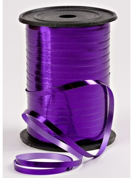 Лента металл 0,5 см х 250 ярд цвет фиолетовый