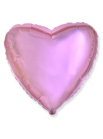 Фольга шар Сердце 18"/46 см светло-розовый 1 шт Испания FM 1204-0539