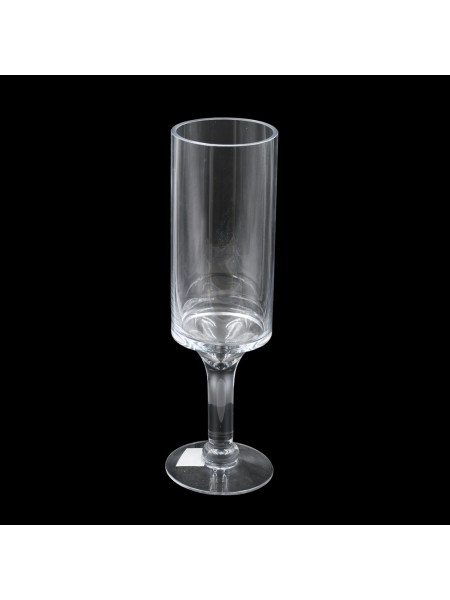 Ваза стекло 35,5 х10 см Бокал на ножке цвет прозрачный MV254 HS-28-12