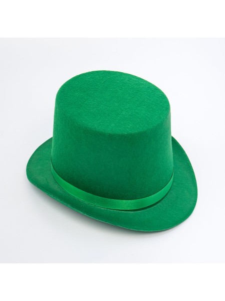 Шляпа Цилиндр цвет зеленый
