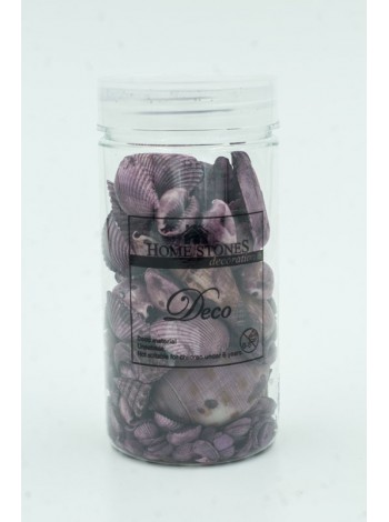 Ракушки декор Home stones цвет фиолетовый