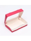 Коробка кондитерская 20 х12 х4 см цвет розовый - для печенья