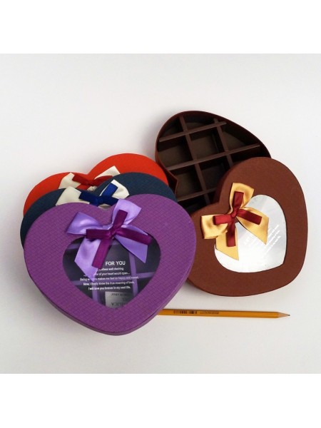 Коробка для конфет 17,5 х14 см сердце