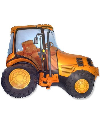 Фольга шар Трактор оранжевый 12''/30 см 1 шт Испания