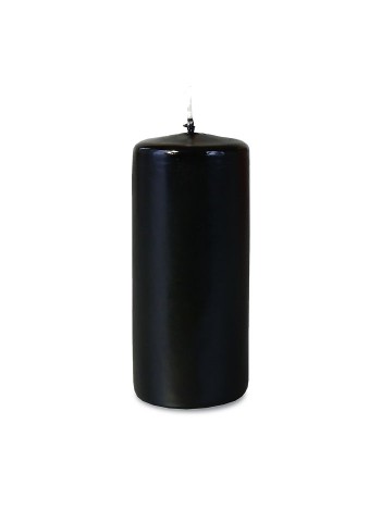 Свеча пеньковая 5 х11,5 см цвет черный