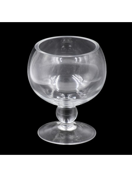 Ваза стекло 21 х d9,5/12 см Бокал с крышкой на ножке цвет прозрачный A1 HS-28-25