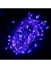 Электрогирлянда бахрома 240 см светодиодная цвет сине-фиолетовый  батарейки