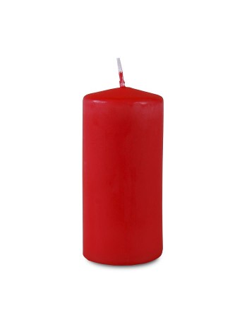 Свеча пеньковая 5 х11,5 см цвет красный