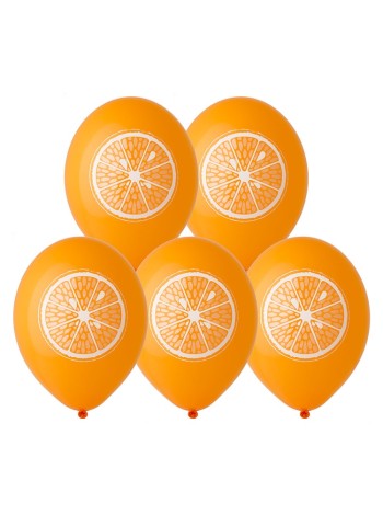 14"шелкография пастель Апельсин шар воздушный