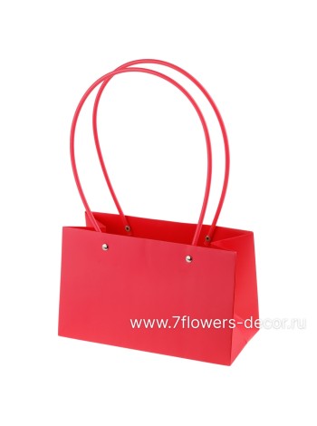 Сумка для цветов 22 х13,5 х10 см цвет фуксия (розовый)