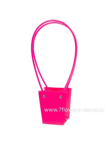 Сумка для цветов 9 х10 х6,5 см цвет фуксия
