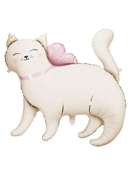Фольга шар Кошка White 30"/77СМ H X 33"/83СМ W ПД
