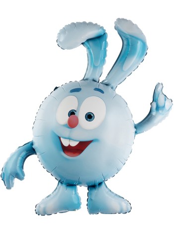 Фольга шар фигура Смешарики Крош 44"/112 см