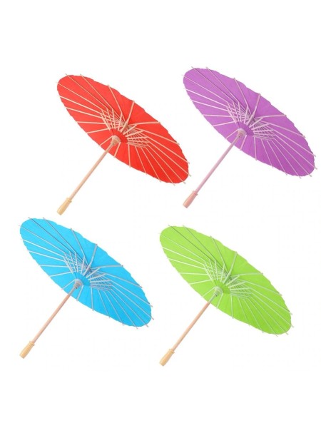Зонтик декоративный  из бумаги d 84,5 см длина 55 см HS-3-9