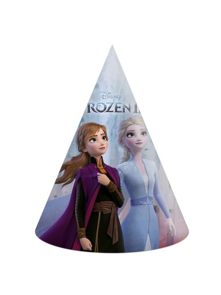 Колпак бумага Холодное сердце 2 набор 6 шт