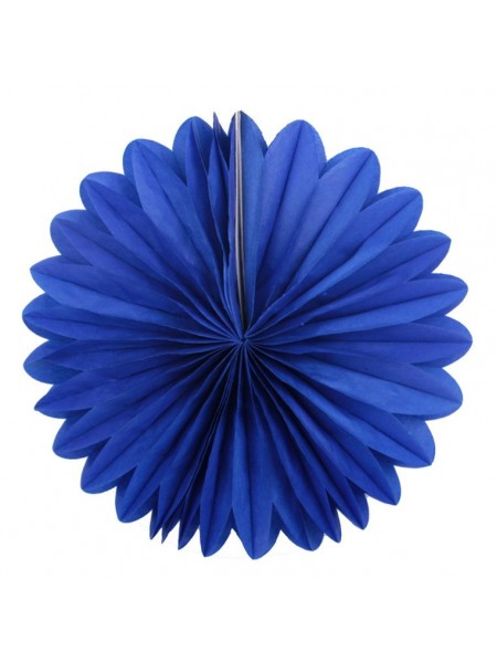 Фант подвеска бумажная 20 см цвет синий HS-7-31