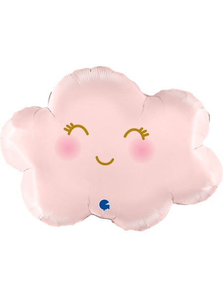 Фольга шар фигура Маленькое облако розовый 24"/61 см GRABO
