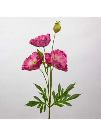Мак 68 см цвет красный Арт. 24B310-DKPINK