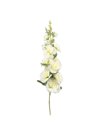 Мальва 91 см цветок искусственный цвет белый Арт. L50003/WH