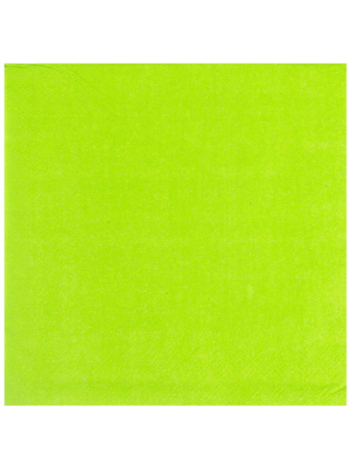 Салфетка светло-зеленая 33 х 33 см набор 12 шт