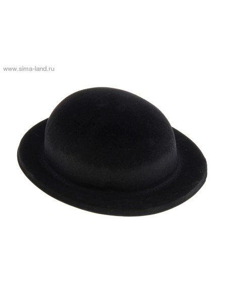 Шляпа черная 9 х 24 х 28 см пластик