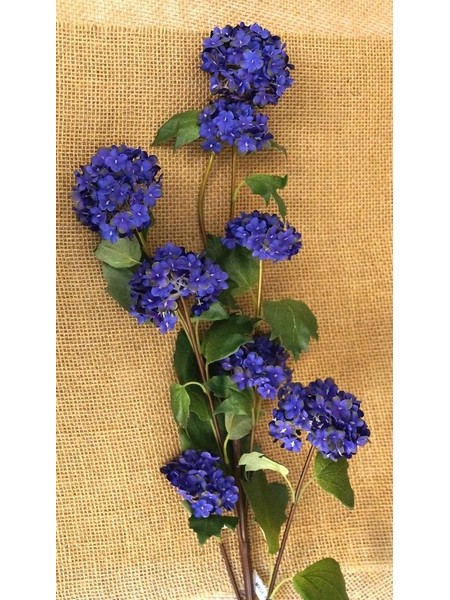 Вибурнум (ветка калины в цвету) 86 см цвет синий