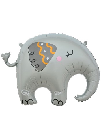 Фольга шар фигура Слон Китай 28"/71 см