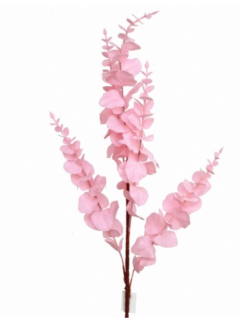 Эвкалипт ветка 92 см пластик цвет розовый HS-5-28