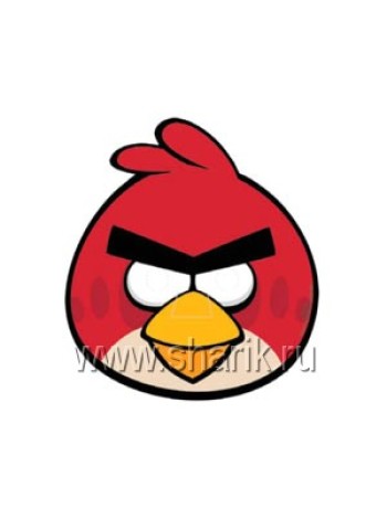 Маска Angry Birds набор 8 шт бумага