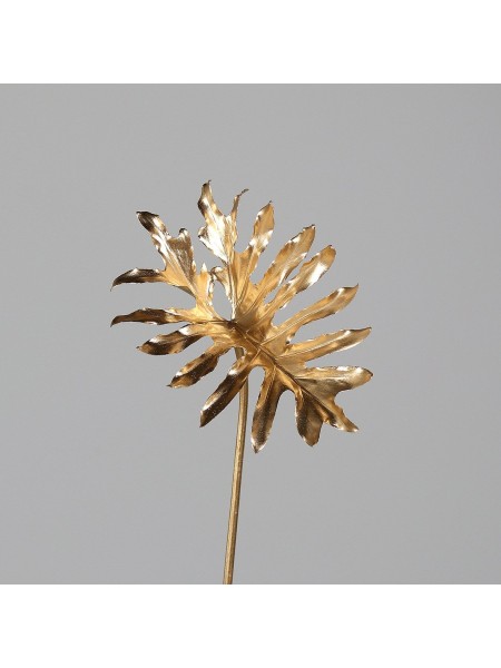 Лист Филодендрона 70 см цвет золотой Арт. 25165-96