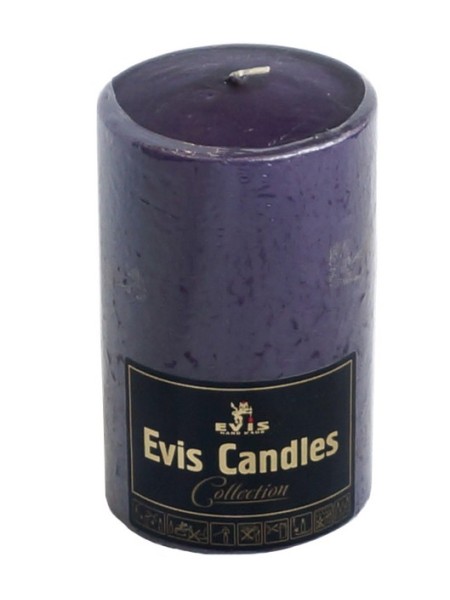 Свеча парафин цилиндр 70 Н-120 мм цвет фиолетовый
