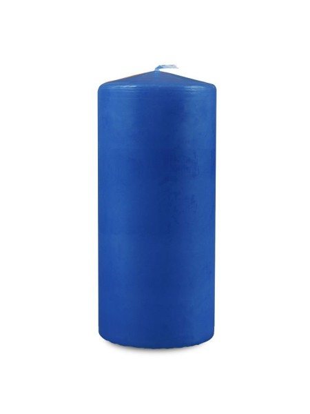 Свеча пеньковая 7 х17 см цвет синий